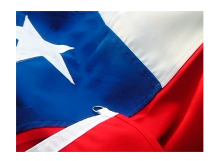 BANDERA CHILENA TEAL 120 X 180 - 2