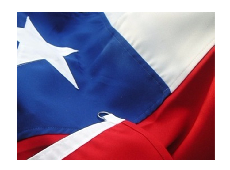 BANDERA CHILENA TELA 90 X 135 - 2