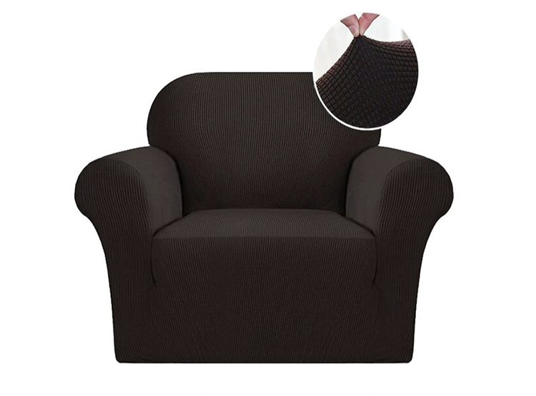 CUBRE SOFÁ DEWINNER ELASTICADO 1 CUERPO NEGRO - 1