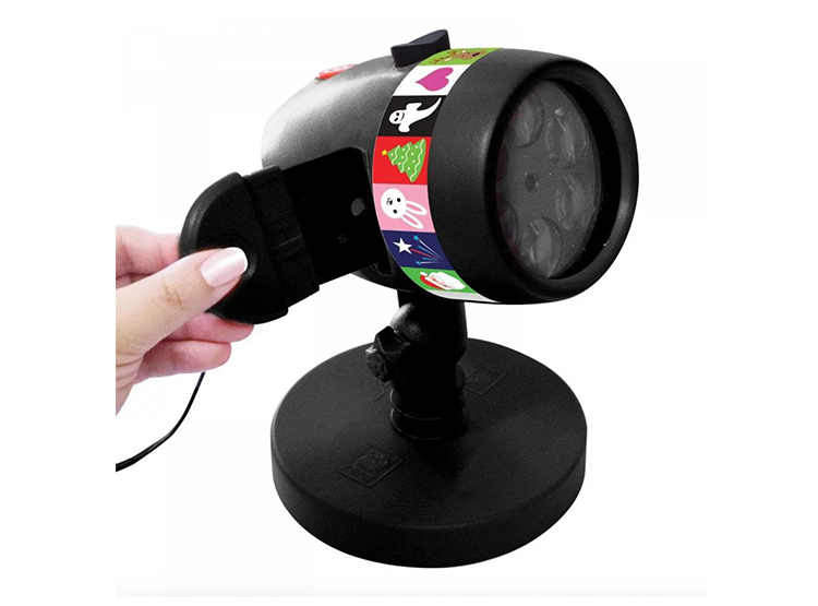 PROYECTOR IMÁGENES DEWINNER PRO-12P LED NAVIDEÑO 12 PLACAS - 1