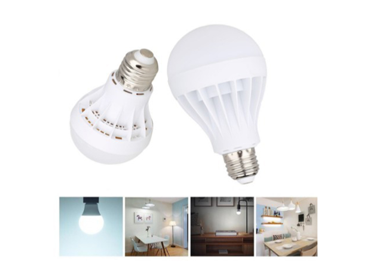 PACK 4 AMPOLLETAS LED 12W RECARGABLES PORTATILES EMERGENCIA - 3