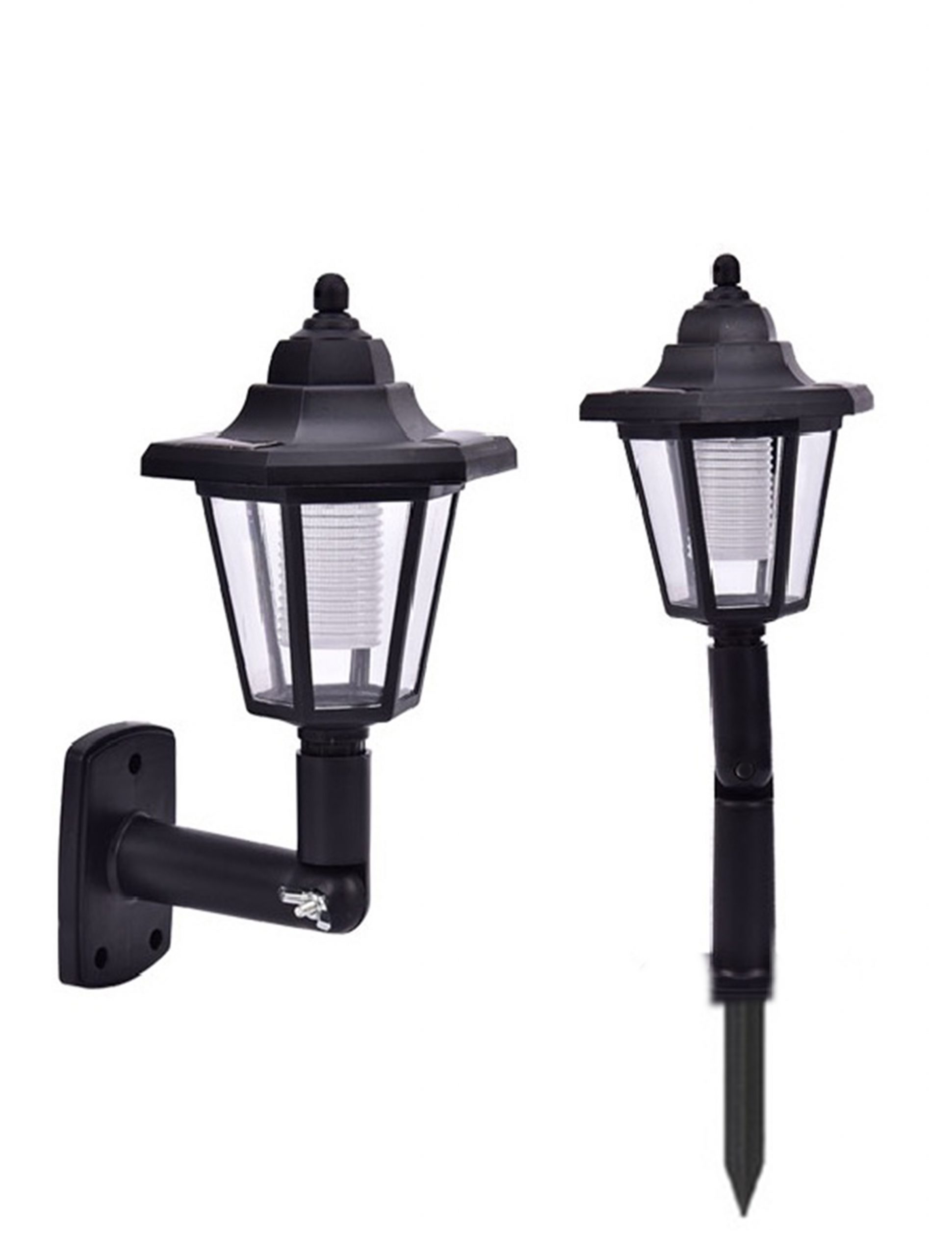 FAROL SOLAR DEWINNER 2 LÁMPARA FOCO ESTACA Y SOPORTE - 1