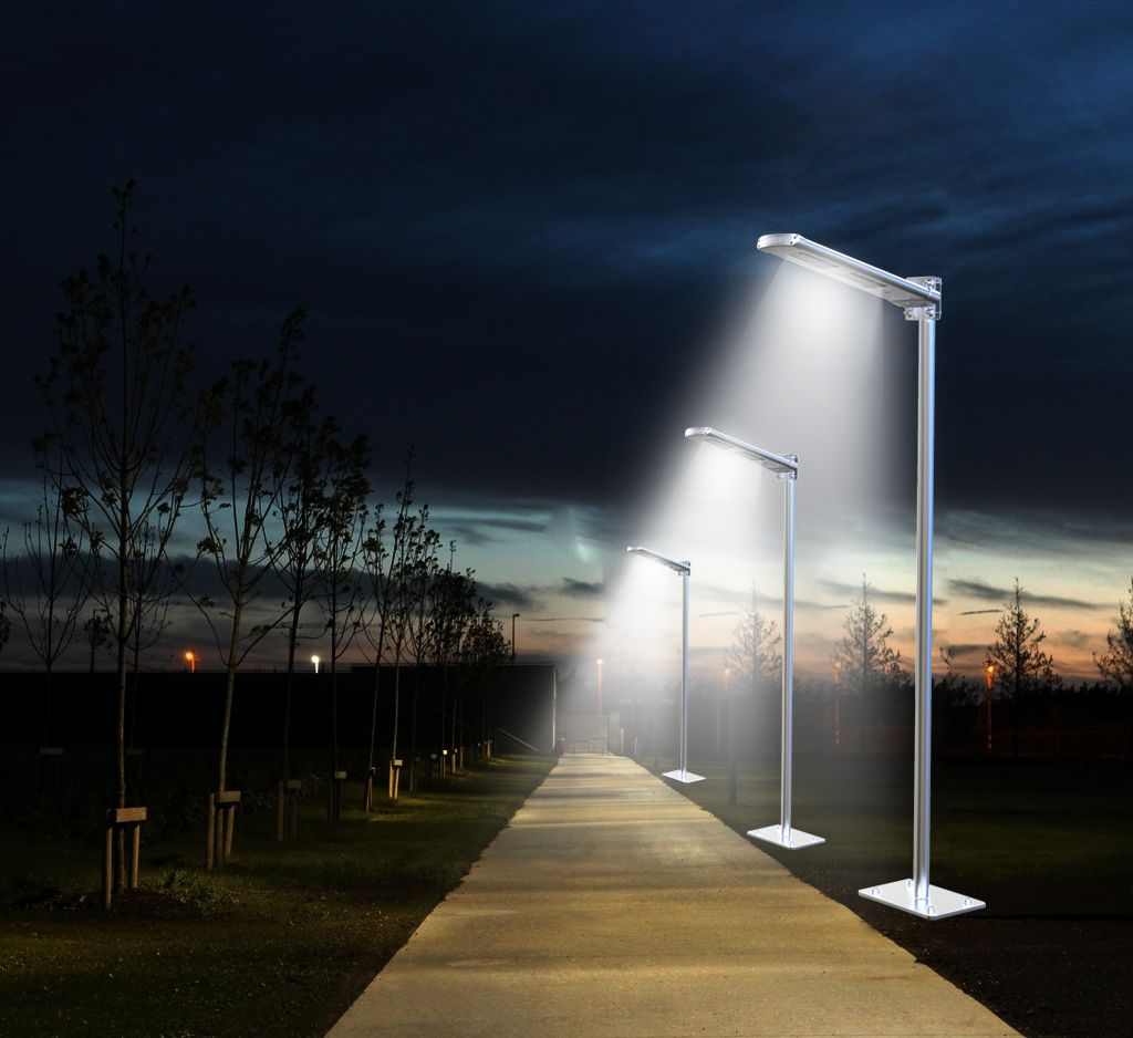 FOCO SOLAR DEWINNER 900 W TIPO LUMINARIA PUBLICA CON SOPORTE - 3