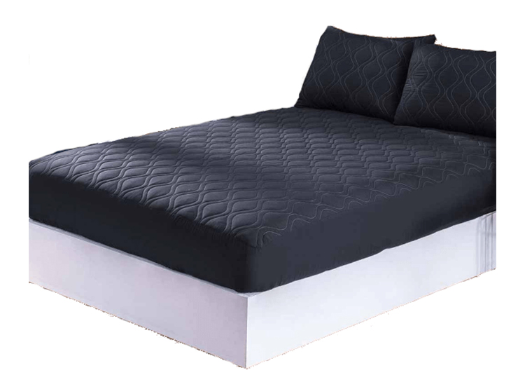 CUBRECOLCHÓN DEWINNER NEGRO IMPERMEABLE 2.5P - 1