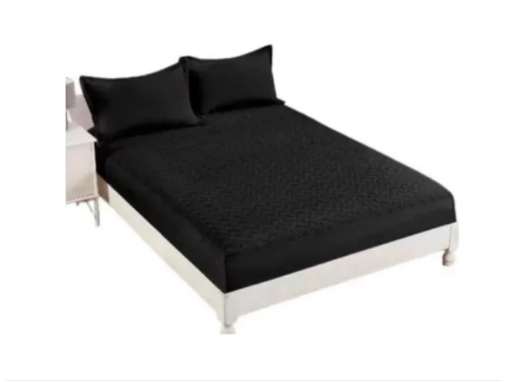 CUBRE COLCHON IMPERMEABLE HIPOALERGENICO 1.5 GRIS - 1