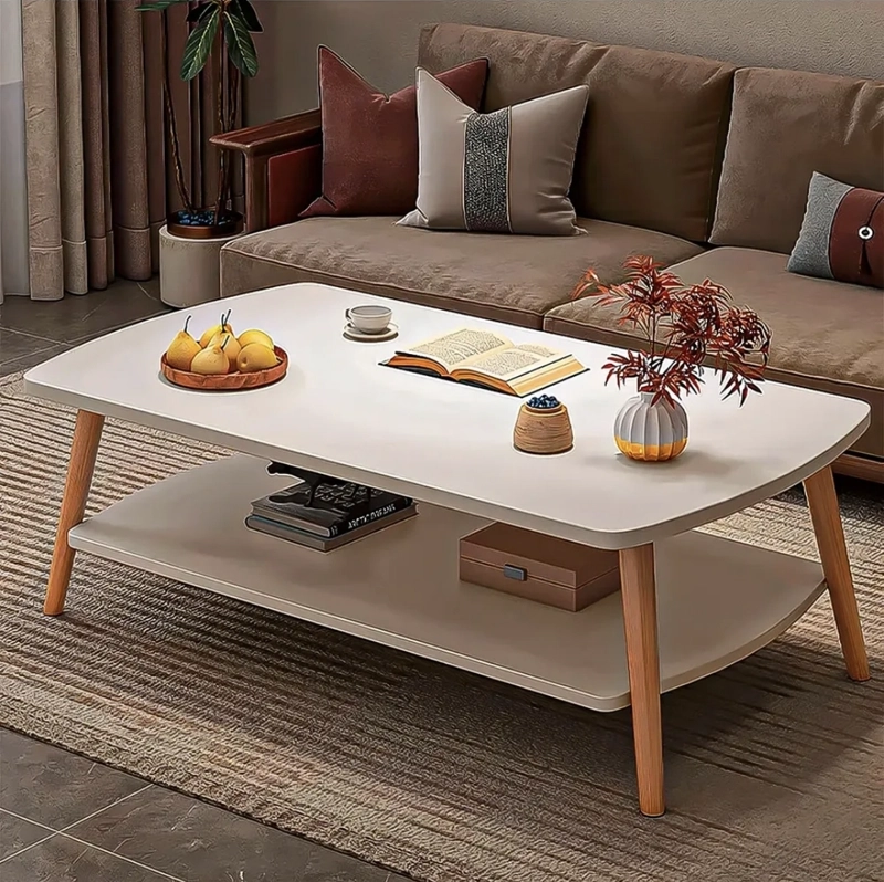 MESA DE CENTRO ELEGANTE 2 NIVELES - 4