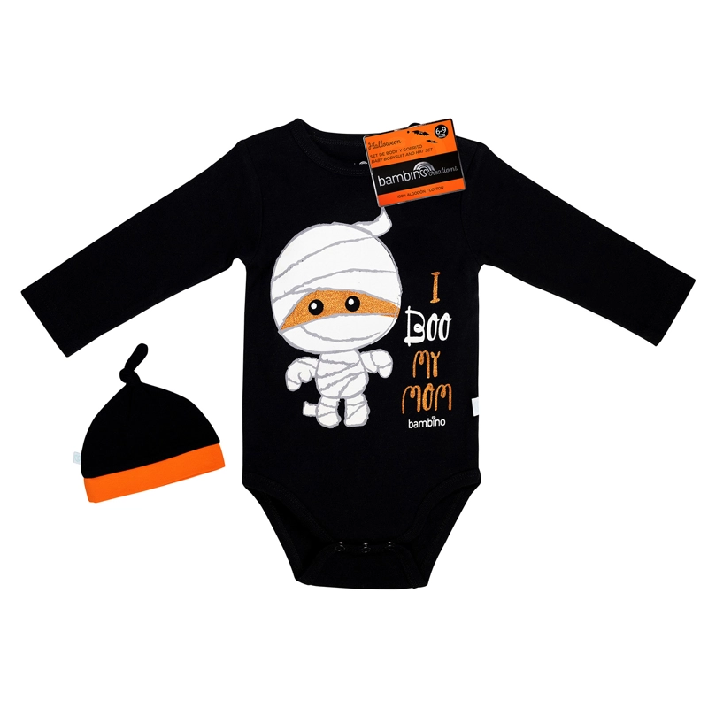 BODY Y GORRITO HALLOWEEN MOMIA NIÑO 3-6 MESES - 1