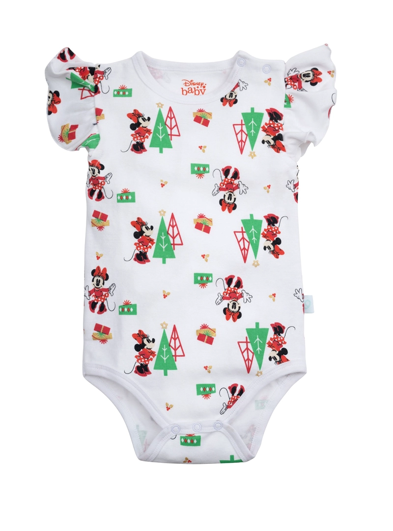 SET 4 PIEZAS NAVIDAD BLANCO MINNIE NIÑA 12-18 MESES - 3