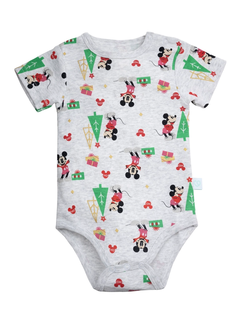 SET 4 PIEZAS NAVIDAD GRIS MICKEY NIÑO 18-24 MESES - 2