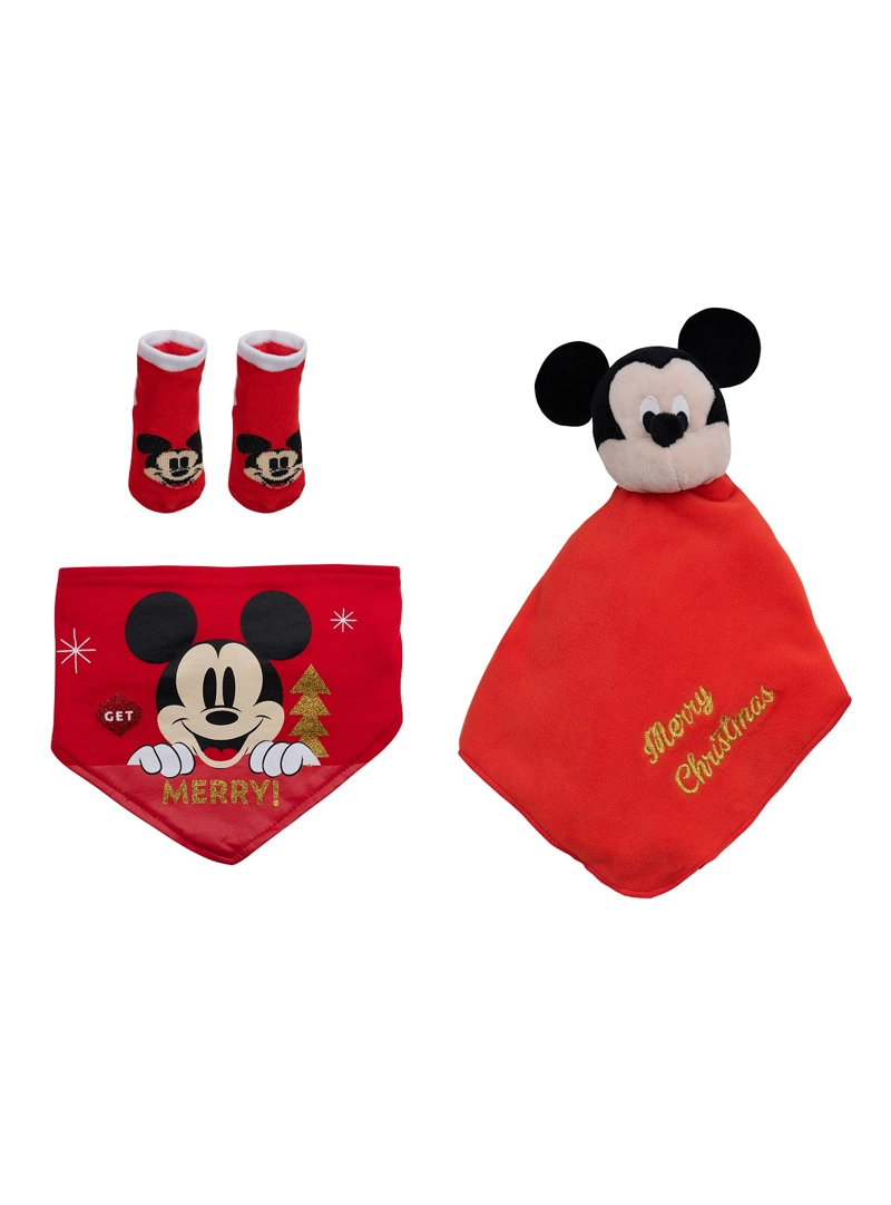 SET 4 PIEZAS NAVIDAD GRIS MICKEY NIÑO 12-18 MESES - 3