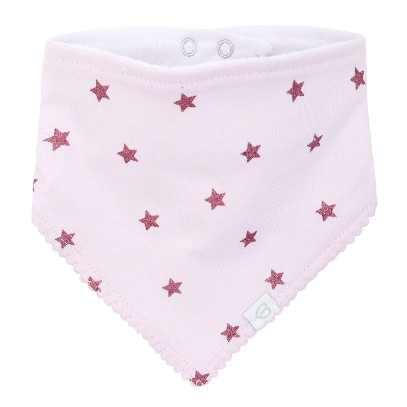 SET BAMBINO 2 BABERO BANDANA NIÑA LUNA GRIS - 4