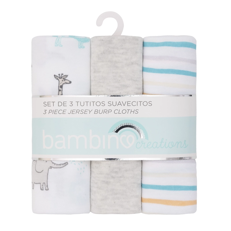SET 3 TUTITOS ALGODÓN NIÑO BAMBINO BEIGE SUAVECITOS ANIMALES - 1