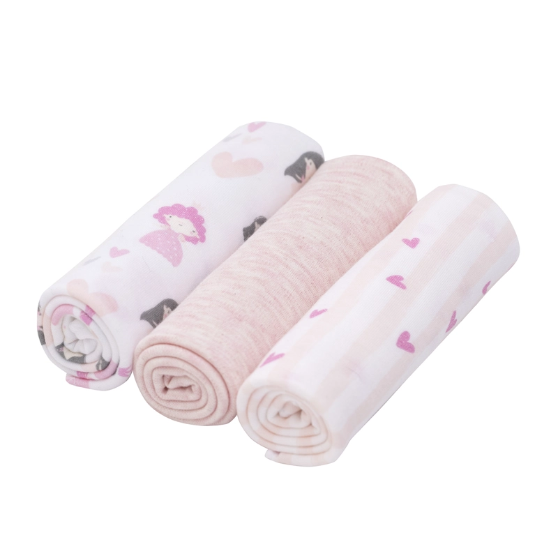SET 3 TUTITOS ALGODÓN NIÑA BAMBINO ROSADO SUAVECITOS PRINCESAS - 2