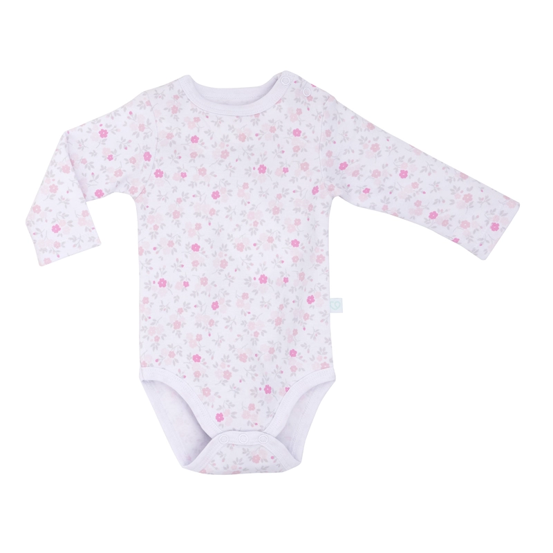 PACK 2 BODY ALGODON NIÑA BAMBINO ROSADO MANGA LARGA HADA 18 24 MESES - 4