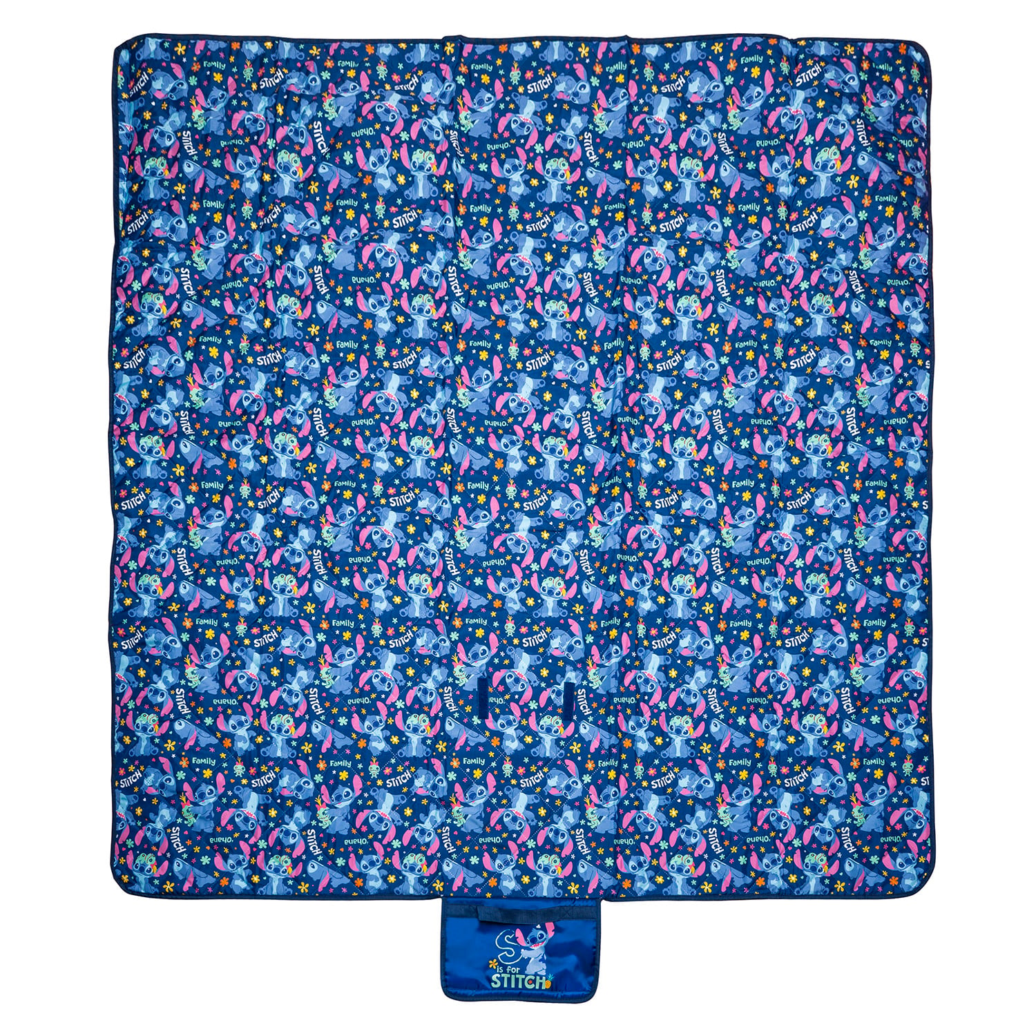 MANTA PICNIC AZUL STITCH UNISEX - 2