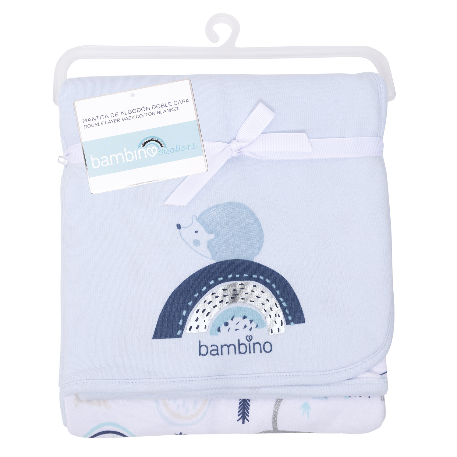 MANTITA ALGODON BAMBINO DOBLE CAPA NIÑO - 1