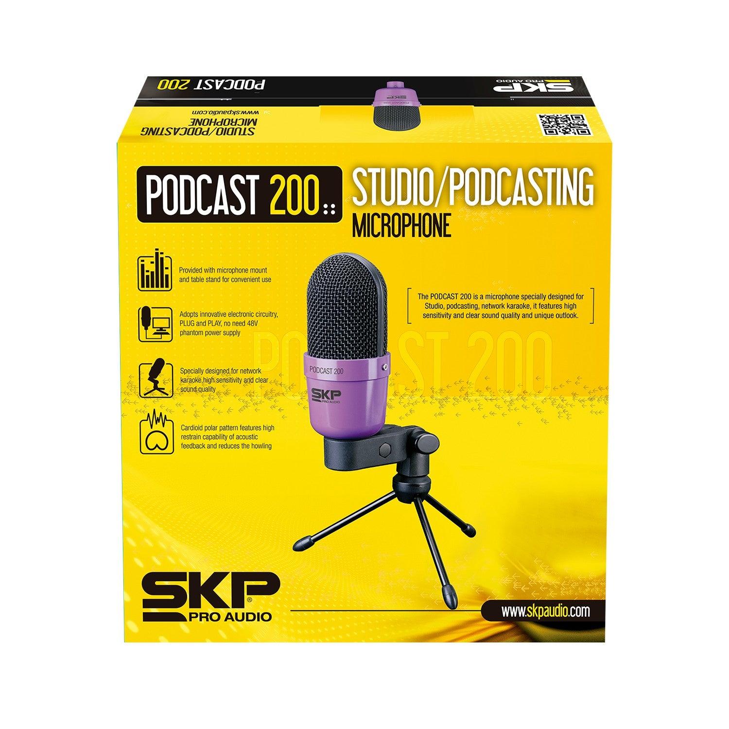 MICRÓFONO SKP PC MULTIMEDIA PODCAST 200 - 6