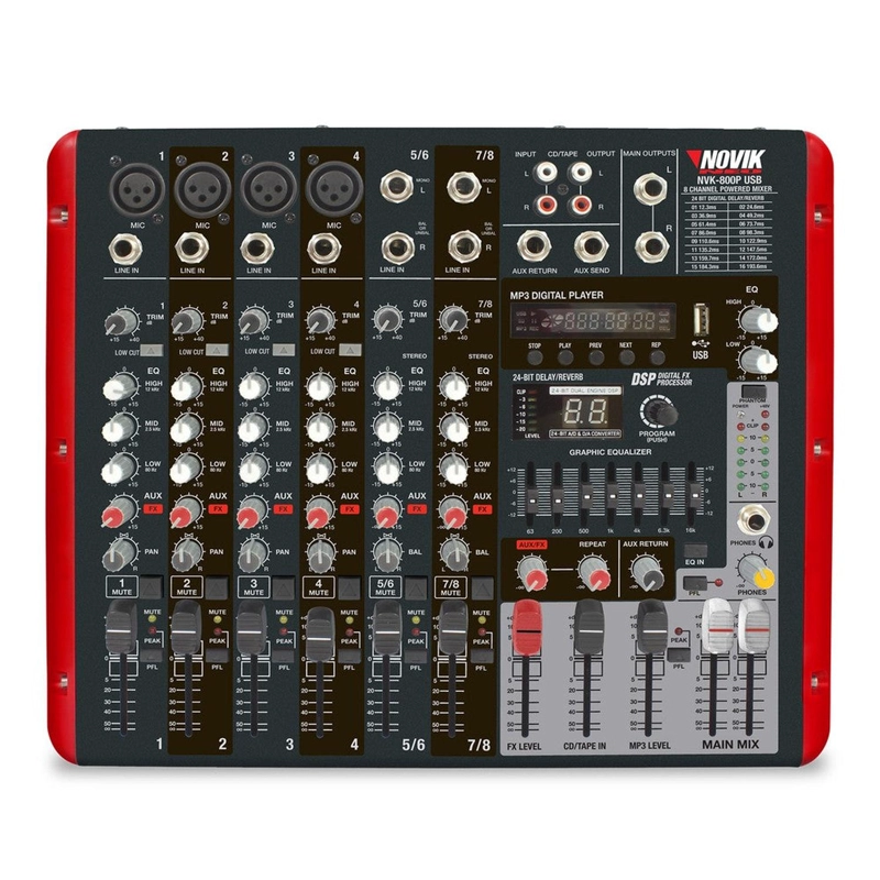 CONSOLA NOVIK POTENCIADA NVK 800P BT - 1