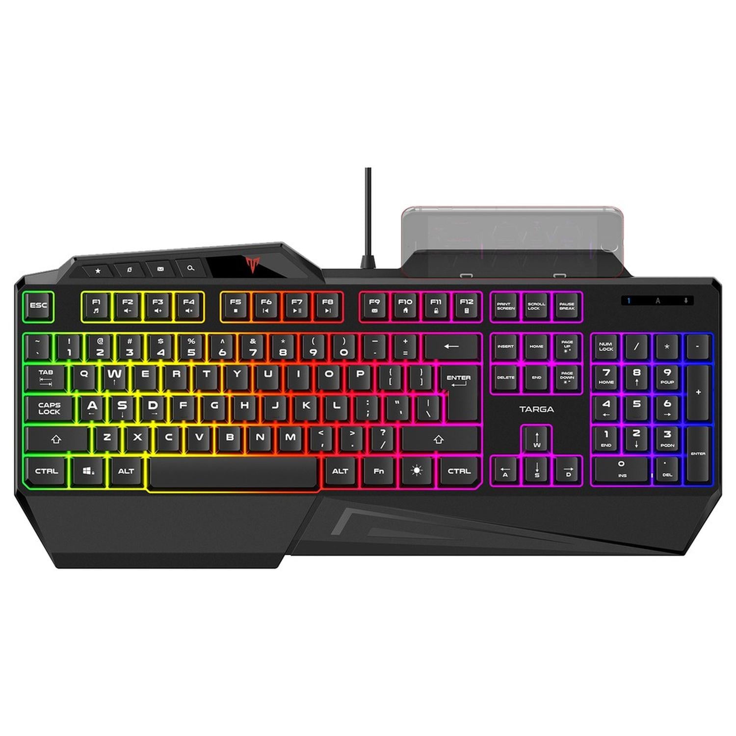 TECLADO GAMER UNIVERSAL TARGA TG K120RGB - 2