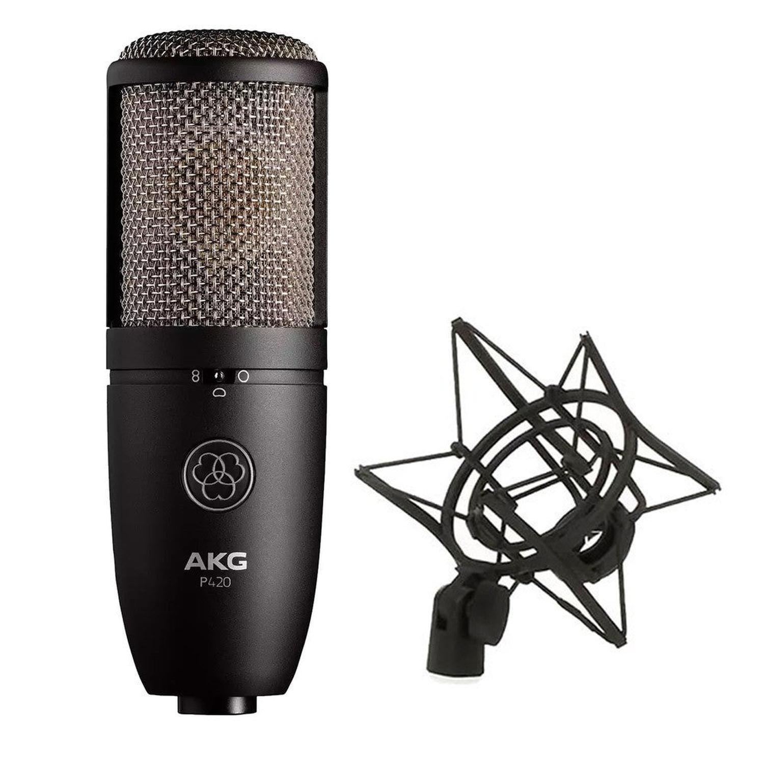 MICROFONO CONDENSADOR AKG P420 NEGRO - 1