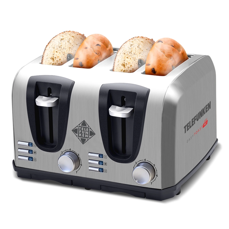 TOSTADOR ELE CTRICO 4 REBANADAS ACERO