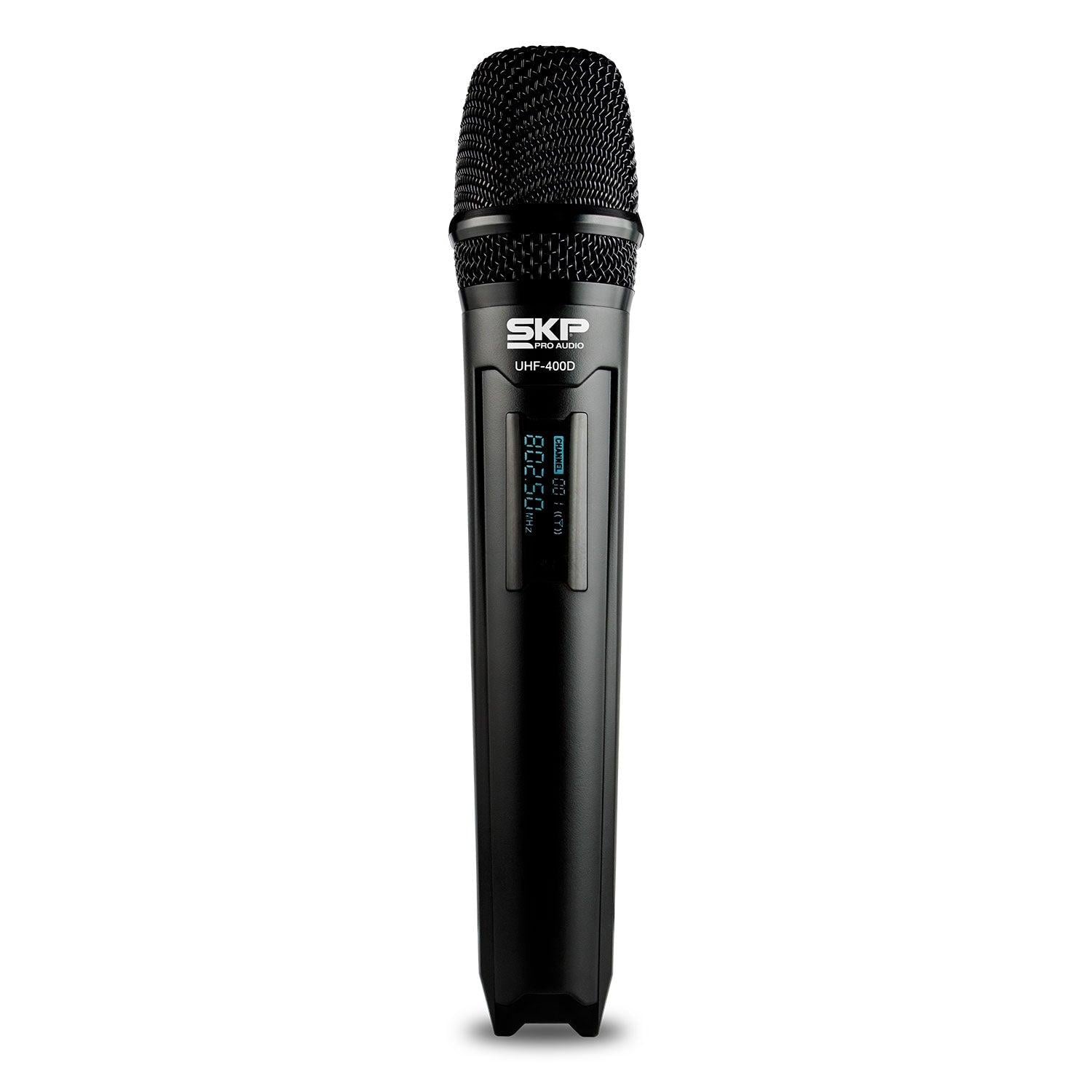 KIT MICRÓFONO SKP UHF 400D INALÁMBRICO - 2
