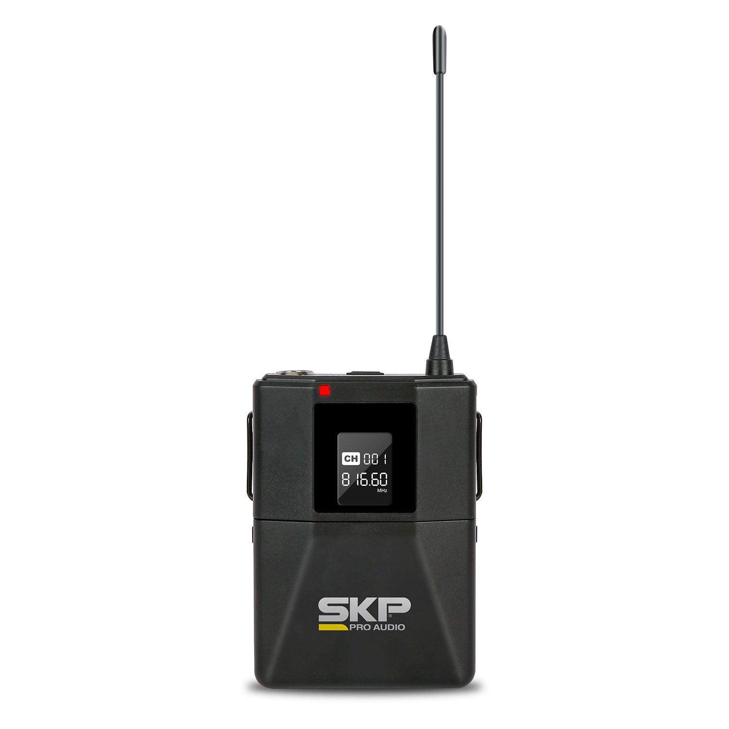 KIT MICRÓFONO SKP UHF 400D INALÁMBRICO - 6