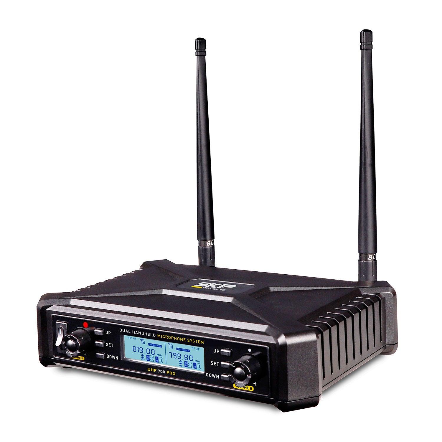 KIT MICRÓFONO SKP UHF 700 PRO INALÁMBRICO MULTIFREC. UHF 700PRO - 2