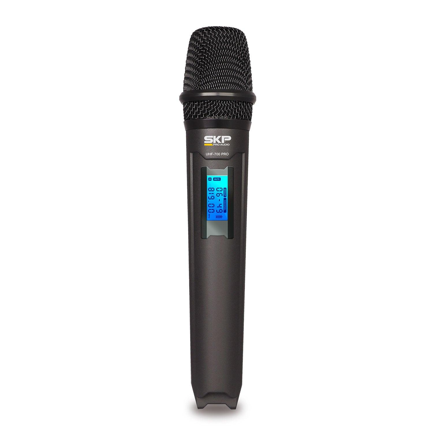 KIT MICRÓFONO SKP UHF 700 PRO INALÁMBRICO MULTIFREC. UHF 700PRO - 3