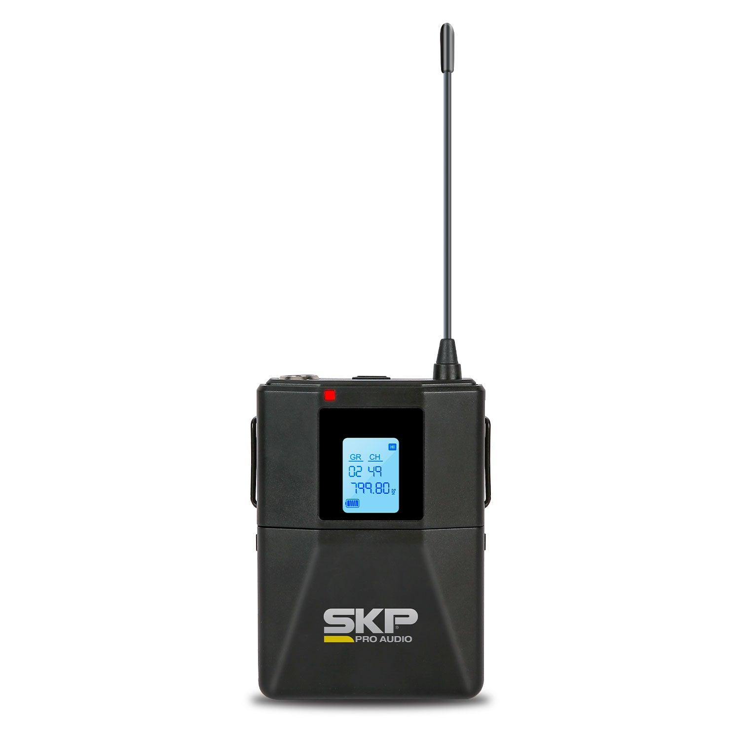 KIT MICRÓFONO SKP UHF 700 PRO INALÁMBRICO MULTIFREC. UHF 700PRO - 5