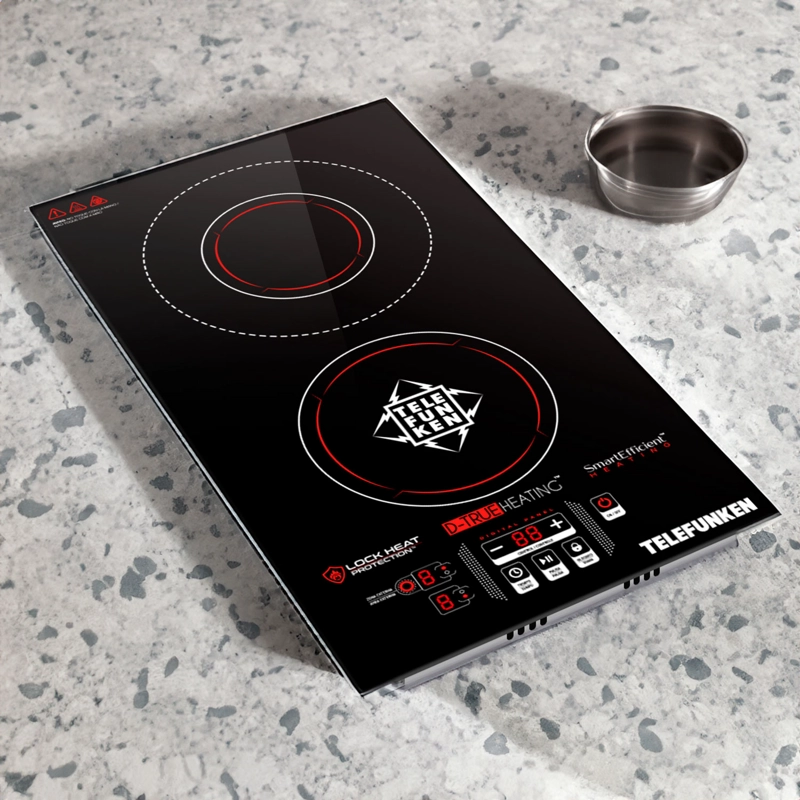 COCINILLA EMPOTRABLE VITROCERÁMICA TELEFUKEN 2 PLATOS TF AV2040 - 4