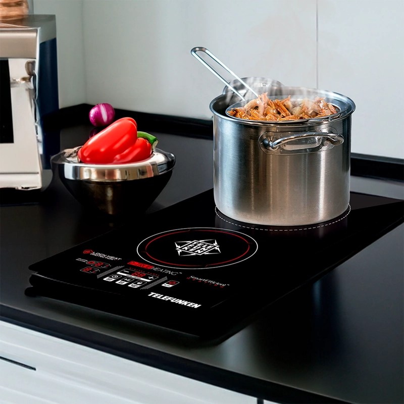COCINILLA EMPOTRABLE VITROCERÁMICA TELEFUKEN 2 PLATOS TF AV2040 - 5