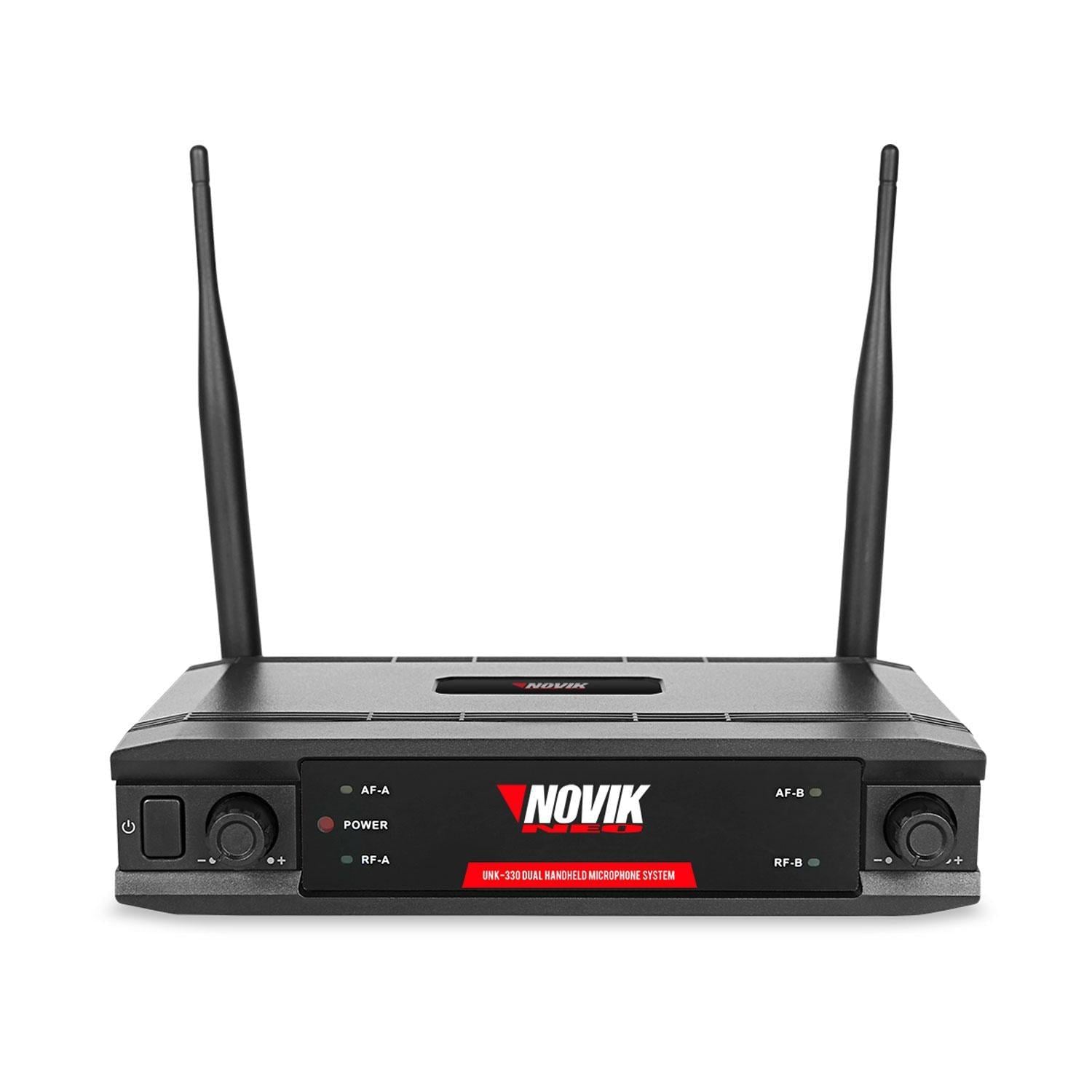 MICRÓFONO NOVIK DOBLE INALÁMBRICO UNK 330 - 3