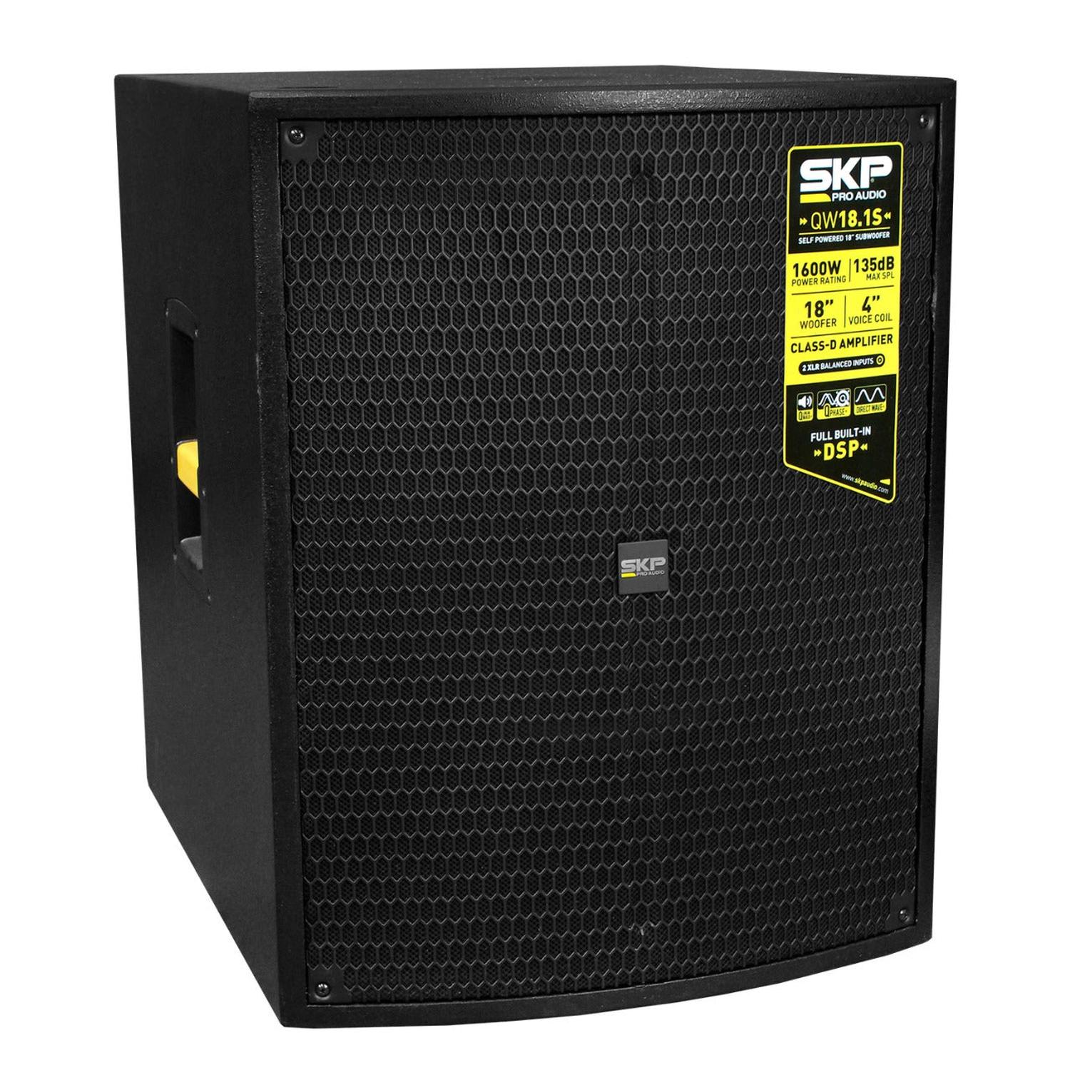 SUBWOOFER PROFESIONAL DE MADERA SKP QW18S - 4