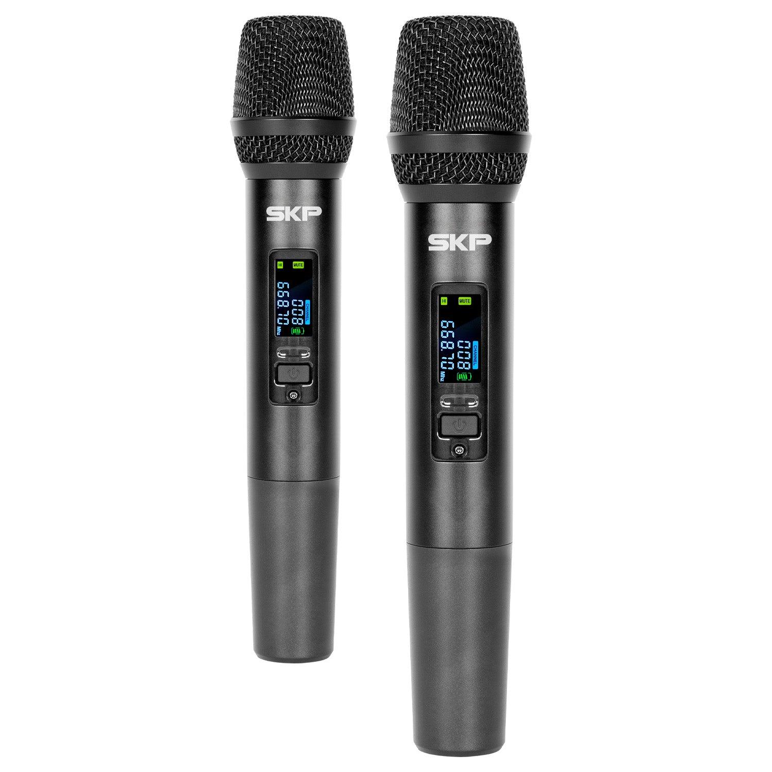 MICROFONO INALAMBRICO DOBLE PROFESIONAL SKP CLARITY II - 2