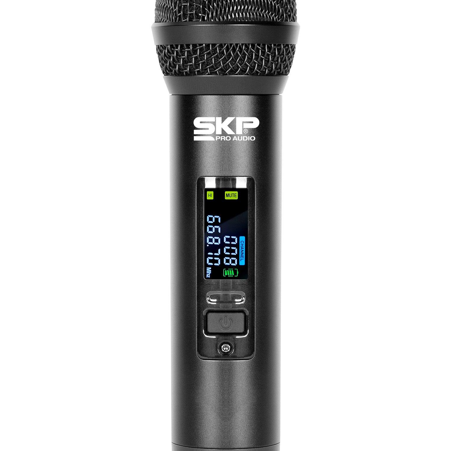 MICROFONO INALAMBRICO DOBLE PROFESIONAL SKP CLARITY II - 3