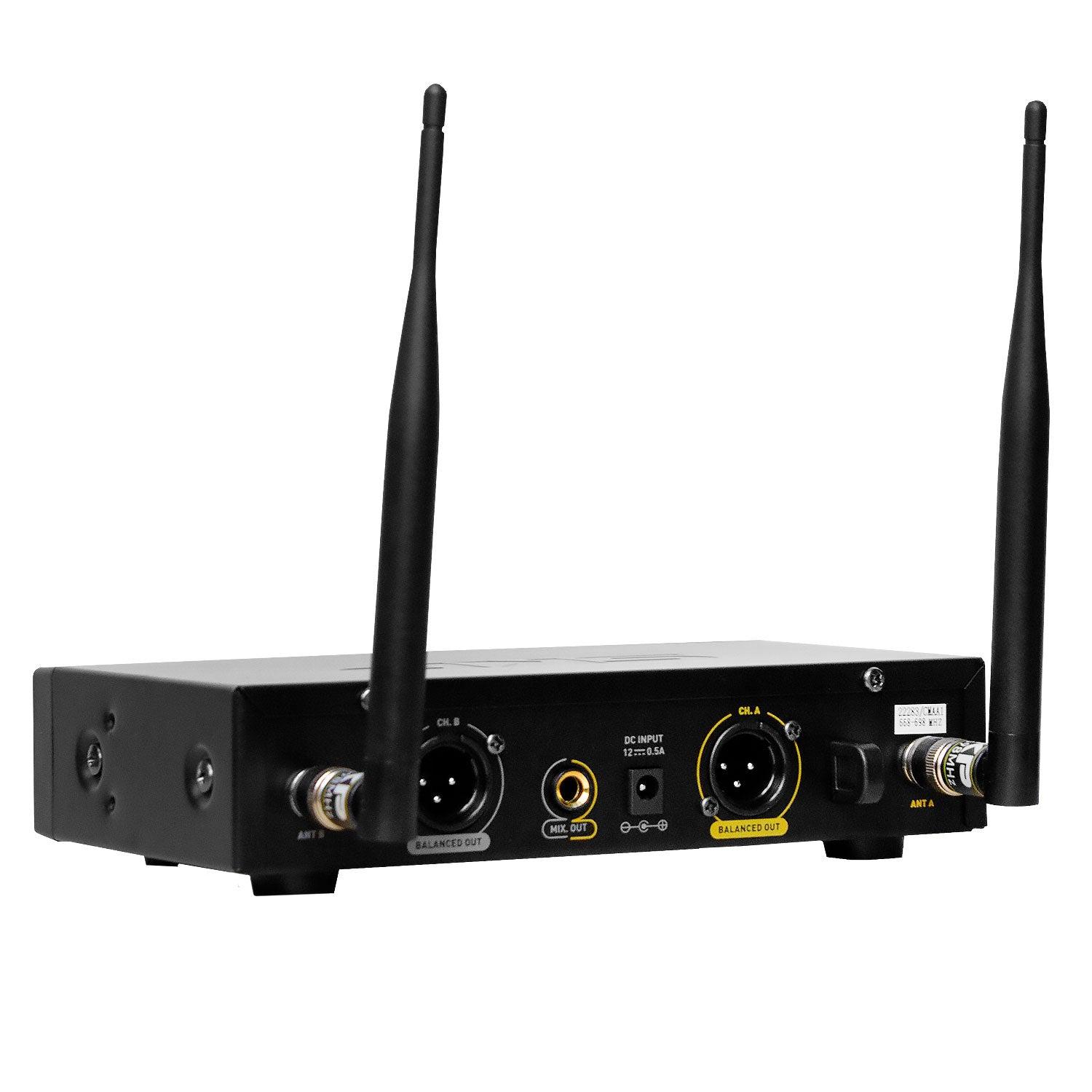 MICROFONO INALAMBRICO DOBLE PROFESIONAL SKP CLARITY II - 5