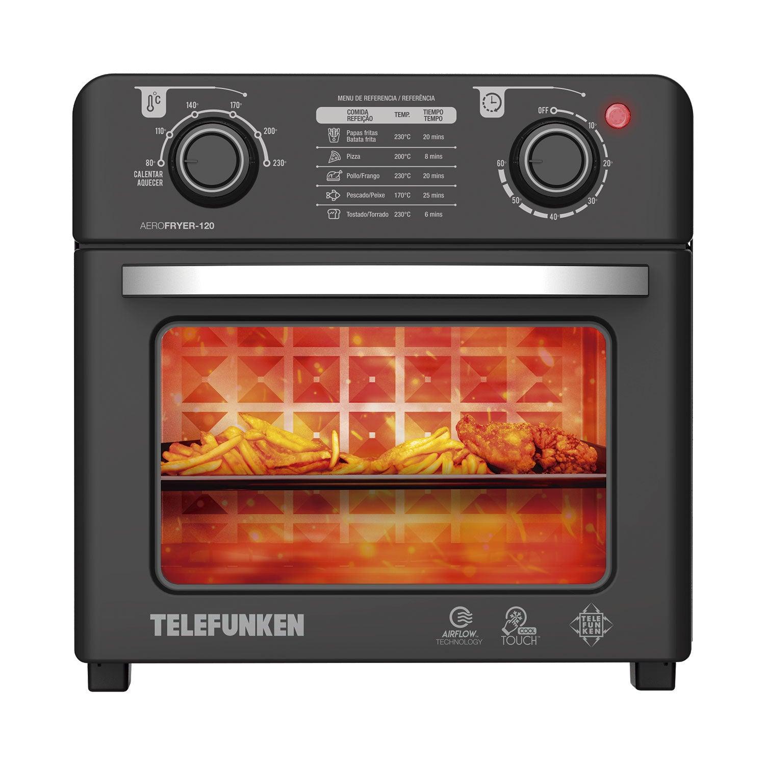 HORNO FREIDORA DE AIRE TELEFUNKEN 12LTS AEROFRYER 120 - 3