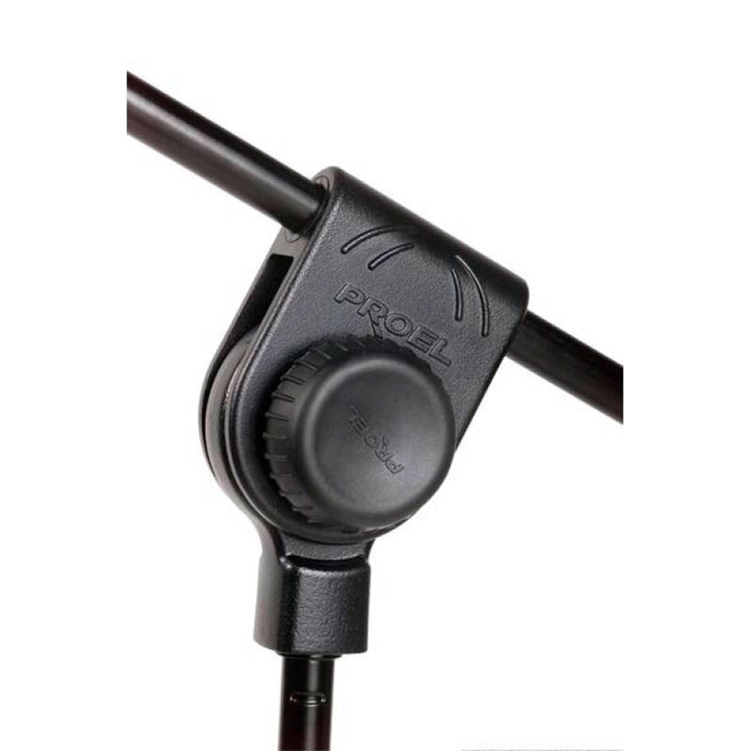 SOPORTE DE MICROFONO CON BOOM PROEL PRO200BK - 3