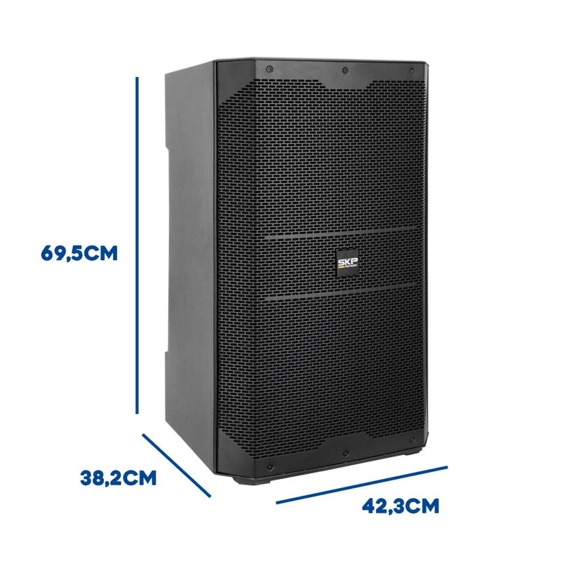 PARLANTE ACTIVO + ATRIL Y FUNDA SKP DX15 PLUS - 6