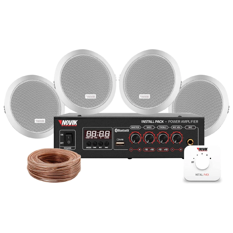 SISTEMA DE AUDIO PARA TECHO NOVIK INSTALL PACK - 1