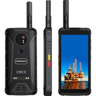 CELULAR CONQUEST F5 128GB 6GB RAM 48MP 5.5 " RADIO DIGITAL Y ANALÓGICO RESISTENTE Y SUMERGIBLE AGUA - 1
