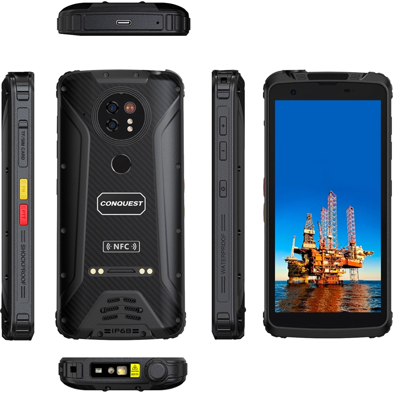 CELULAR CONQUEST F5 128GB 6GB RAM 48MP 5.5 " RADIO DIGITAL Y ANALÓGICO RESISTENTE Y SUMERGIBLE AGUA - 4