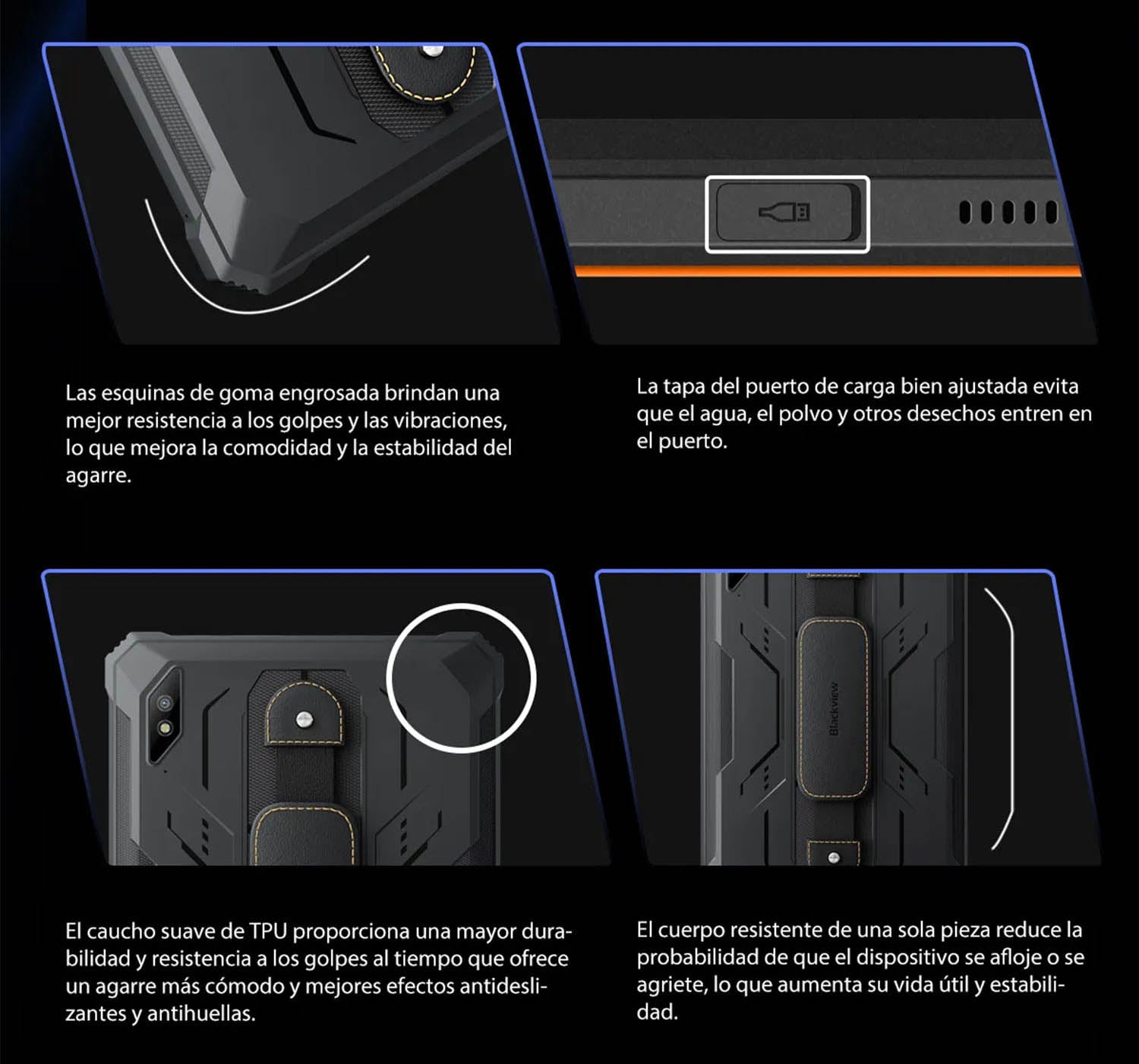 TABLET RUGGED 4G BLACKVIEW ACTIVE 8 PRO RESISTE GOLPES AGUA - 5