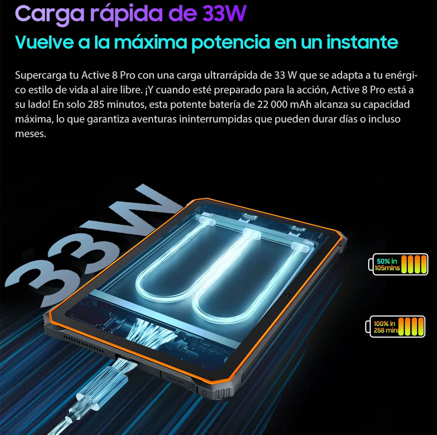 TABLET RUGGED 4G BLACKVIEW ACTIVE 8 PRO RESISTE GOLPES AGUA - 9