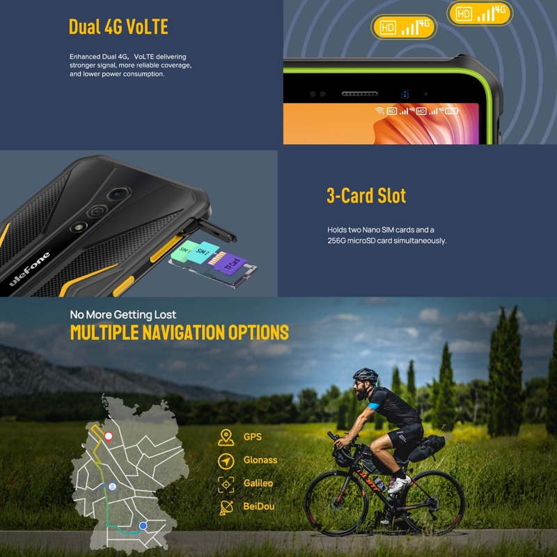 CELULAR ULEFONE ARMOR X12 PRO 64 GB 4 GB RAM 13 MP 5.4 " ANDROID 13 DUALSIM RUGGED - 6
