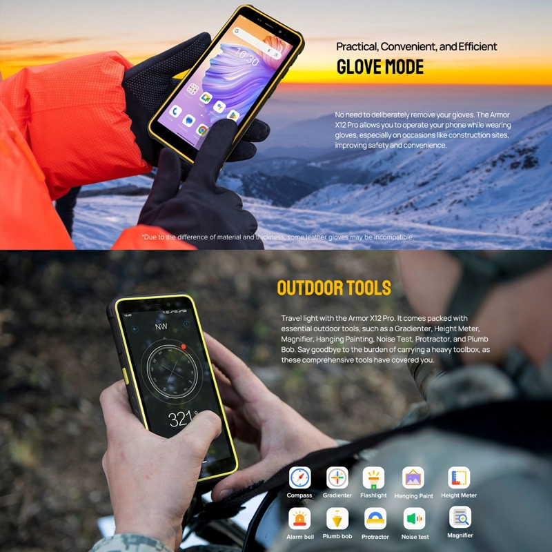 CELULAR ULEFONE ARMOR X12 PRO 64 GB 4 GB RAM 13 MP 5.4 " ANDROID 13 DUALSIM RUGGED - 8