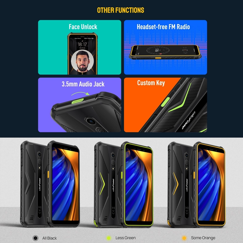 CELULAR ULEFONE ARMOR X12 PRO 64 GB 4 GB RAM 13 MP 5.4 " ANDROID 13 DUALSIM RUGGED - 9