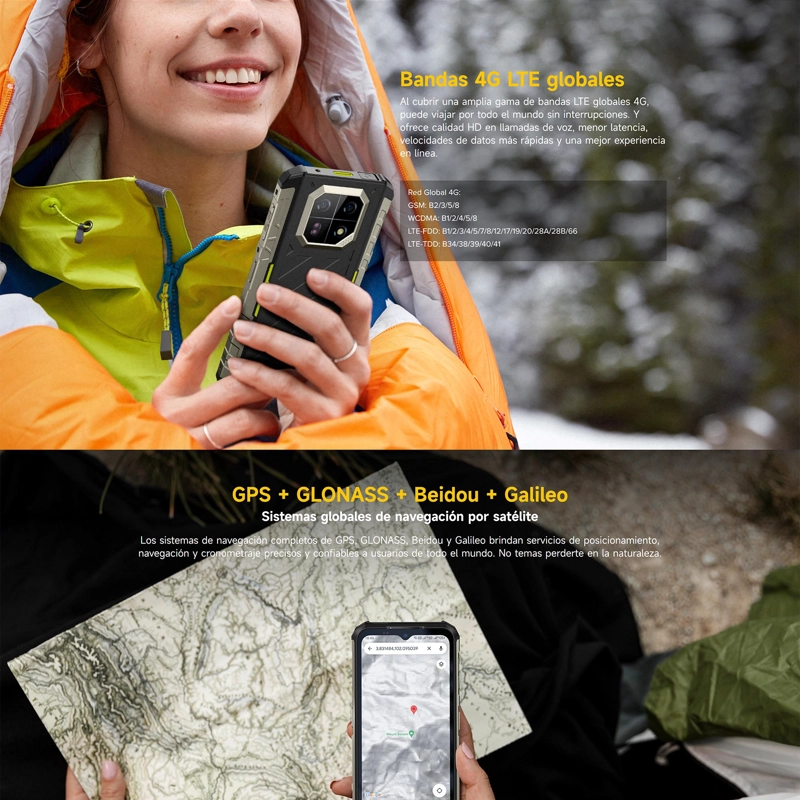CELULAR ULEFONE ARMOR 22 128 GB 8 GB RAM 64 MP 6.5 " ANDROID 13 DUALSIM RUGGED - 9
