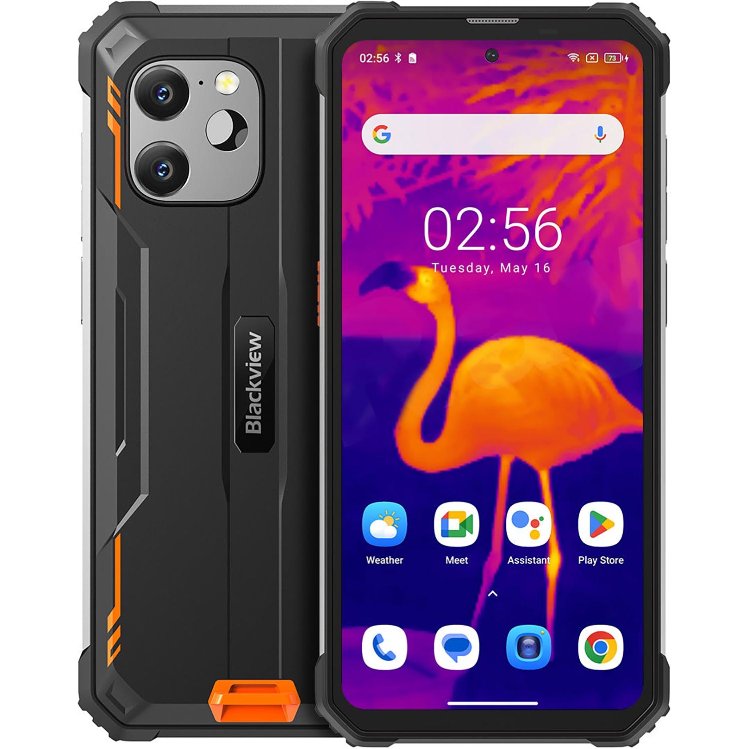 CELULAR BLACKVIEW BV8900 256 GB 8 GB RAM 64MP 6.5 " CON CÁMARA TÉRMICA TERMOGRÁFICA INFRARROJOS FLIR - 1